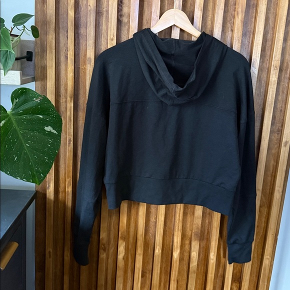 VUORI Restore Half Zip Hoodie in Washed Black. Size M - Picture 3 of 11